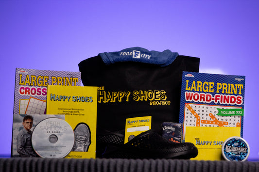 HAPPY SHOES Tote for Cancer Patient